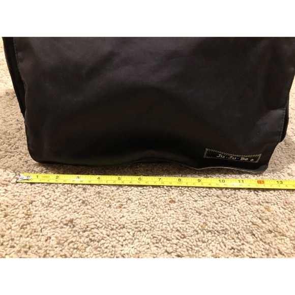Ju Ju Be BLACK Crossbody MESSENGER or Shoulder DIAPER BAG Comfort Strap Z20 - Picture 8 of 12